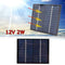 12 V 2W Solar Panel Module DIY For Light Battery Cell Chargers Phone Toys K3N5