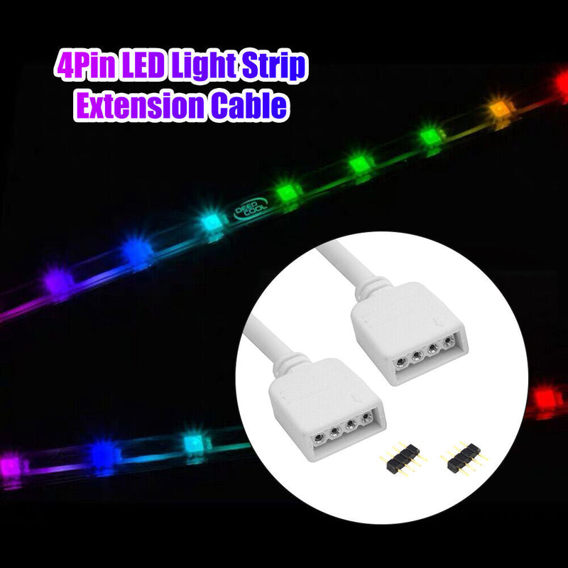Light Strip Extension Cable for 3528 5050 RGB/5050 RGBW LED Cord (4P-2.5m) Newly