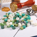 100pcs Retro Octagon Fire Painting Pills Seal Paint Granulate Stamps Change