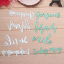 Metal Cutting Die Stencil for DIY Scrapbooking Photo Album Letter (MS-616)-25150