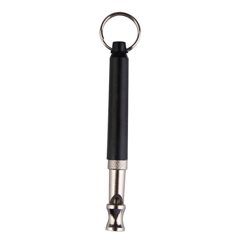 Two-tone Ultrasonic Flute Dog Whistle Keychain for Pet Training
