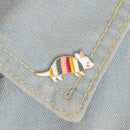 Fashion Cartoon Animal Brooches Enamel Badges for Women Men Shirts Jacket Pins