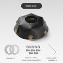 Tent Hanging Lamp Shade Cover Reflective Rainproof Lampshade Guard (Black) Newly