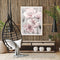 Pink Flower Oil Paint By Numbers Kits Canvas Picture Wall DIY Craft (B748)