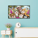 5D DIY Diamond Painting Cat Cross Stitch Embroidery Mosaic Kit Needlework