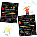 First & Last Day of School Chalkboard Sign - 10" x 12" inches~