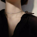 2022 Fashion Gypsophila Flash Chain Necklace Clavicle Women Jewelry Gifts~