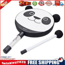 Orff Lolly Tambourine Percussion Drum Musical Instruments for Child (Panda)