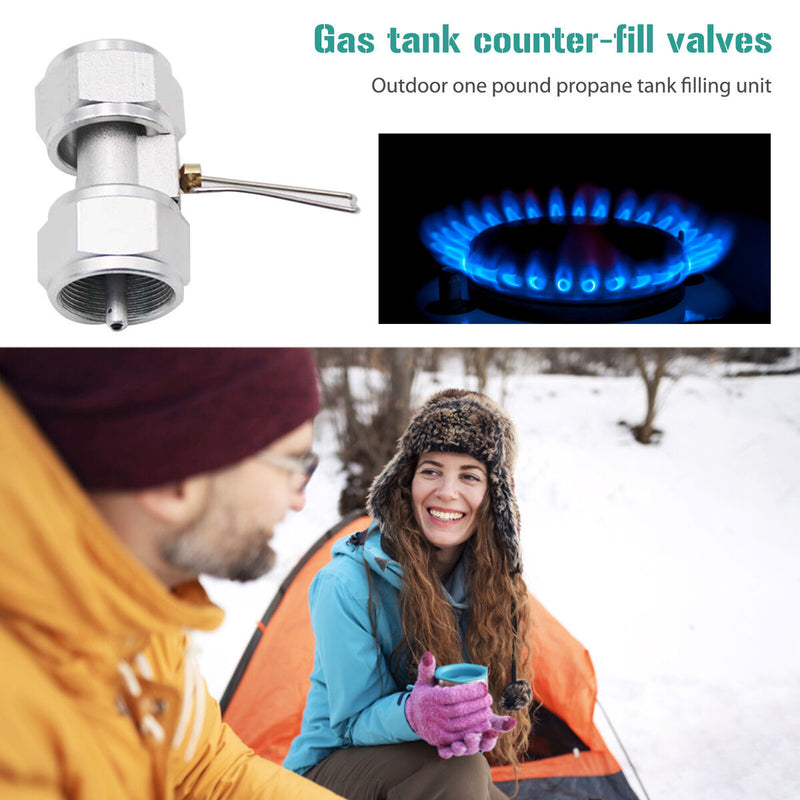 Copper American Gas Tank Filling Valve Gas Tank Refueling Adapter Outdoor Tool