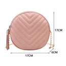 Fashion Women PU Leather Solid Color Tote Bag Lady Small Shopping Travel Bag