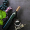 250pcs Pro Wine Bottle Heat Shrink Capsules Caps Bottle Shrink Film (Black)
