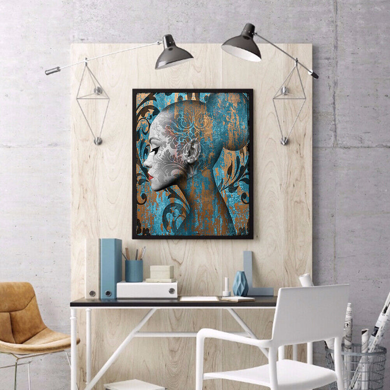 Abstract Woman Oil Paint By Numbers Kits Coloring Drawing for Adults Children