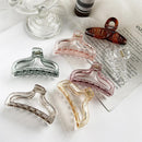 Fashion Women Clear Hollow Hair Clamps Ponytail Claw Hair Accessories (11)