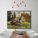 Painting By Numbers Kit DIY Automobile Canvas Oil Wall Art Picture Ornaments