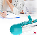 Portable Water Bottle with Pill Box Outdoor Container Medicine Cup (Blue) Newly