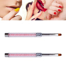 Nail Art Pen Rhinestone Acrylic Handle UV Gel Nail Polish Manicure Brush