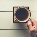 5D DIY Diamond Painting Mat Coaster Ceramics Insulation Cup Pad (Coffee)