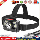 COB LED Headlamp USB Rechargeable 300LM Outdoor Camping Flashlight Torch Newly