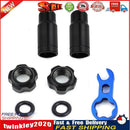 Road Bike Valve Nut Aluminum Alloy Cycling Protection Accessories (Black) Newly