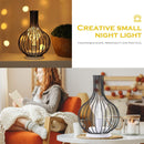 LED Night Light Metal Desk Table Lamp for Bedroom Bar (Decanter Bottle) Newly