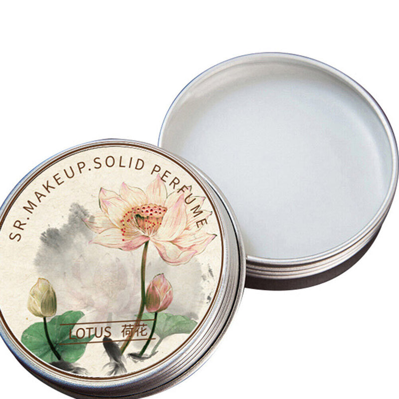 Portable Pocket Balm Mild Long Lasting Deodorant Solid Perfume (Lotus)