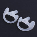 Soft Ear Bud for Covert Acoustic Tube Earpiece for Two-way Radio(White S) Newly