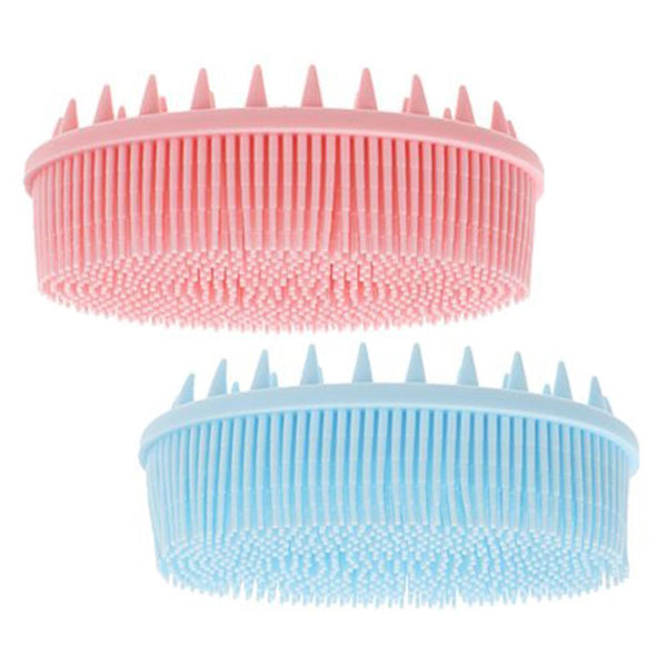 Wet and Dry Scalp Washing Decontamination Exfoliating Skin Cleaning Body Brush