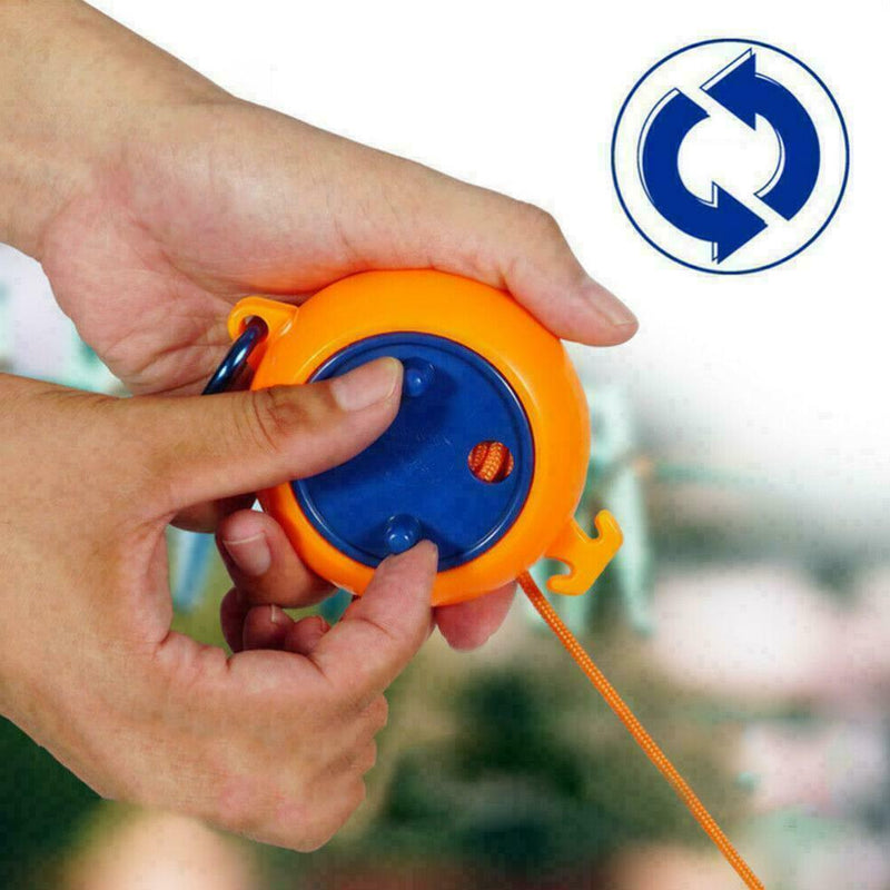 Clothesline Retractable Portable Travel Drying Rack Windproof L6C0 Outdoor G2N9