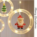 Christmas Room Decoration Merry Christmas Decor Window Stars Light LED Lights