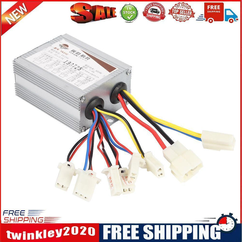 Brushed Motor Speed Controller Box for Electric Vehicle Tricycle (24V 500W)