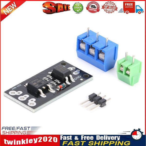 HW-532B LR7843 Isolated MOSFET MOS Tube FET Module Replacement Relay Board Newly