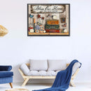 11CT Full Cross Stitch Bless Our Home Counted DIY Wall Crafts Home Decorations