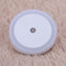 LED Light Sensor Control Night Light Round Bedroom Lamp (White)(US plug) Newly