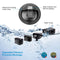 Solar Bird Bath Fountain Free Standing Floating Solar Water Fountain Pump