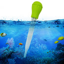 Manual Fish Tank Aquarium Feed Water Changer Mini Suction Pipe Tool (Green)