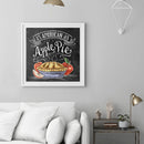 5D DIY Painting Blackboard Painting Full Round Diamond Mosaic Home