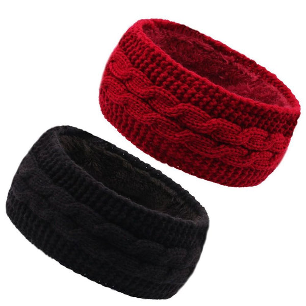 Woolen Turban Headwraps Knitting Headband Hair Band Headwear Ear Warmer