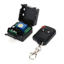 12V Relay Wireless Remote Control Lamp Two Key LED Switch Transceiver Newly