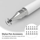 12pcs Universal Replacement Tip Capacitive Stylus Touch Screen Pen Nibs