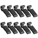 10pcs/set protective helmet headlights clips safety cap hook outdoor art