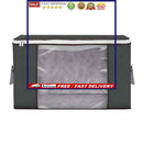 Large Capacity Clothes Storage Bag Organizer with Reinforced Handle Thick F