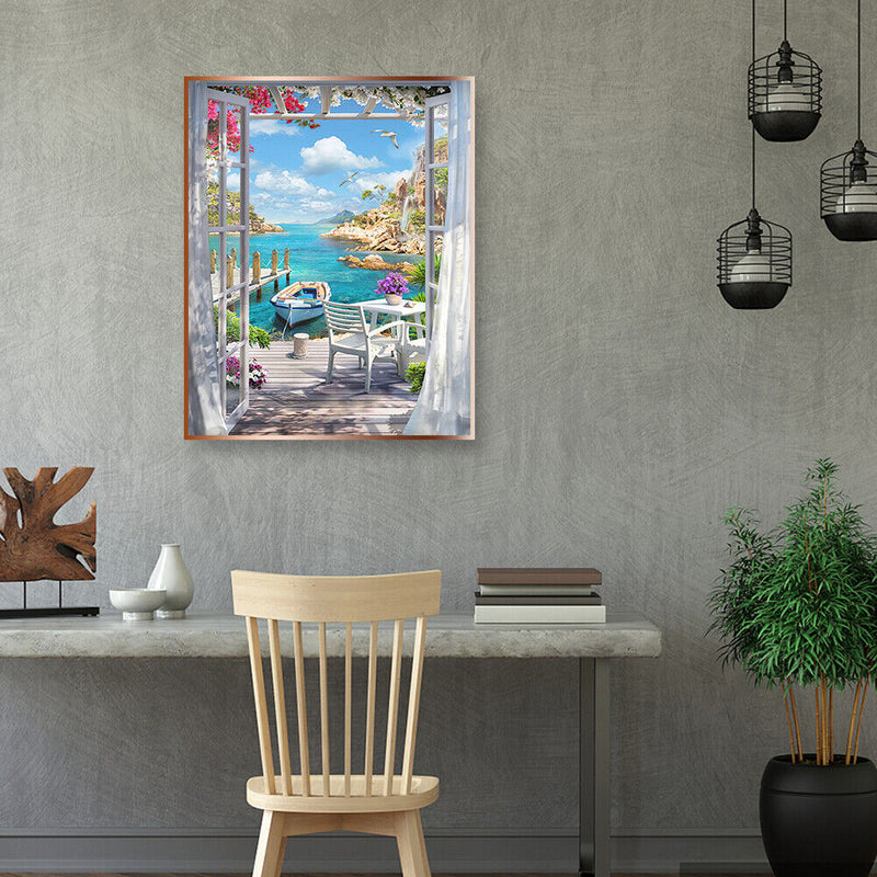 5D-Diamond Rhinestone Painting, Square, Home Decor