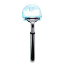 Shaver Suction Cup Clear Hanger Hanging Rack Bathroom Storage Shelf (Blue)