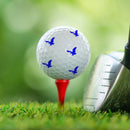 Golf Ball Stamp Marker Ink Ball Stamper Marker Impression Seal (H Eagle) Newly