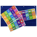 Hanging Bag Preschool Chart Board Schedule Pocket Chart Kids Calendar Education