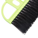 Mini Desktop Plastic Sweep Cleaning Brush Small Broom Dustpan Set (Green) Newly