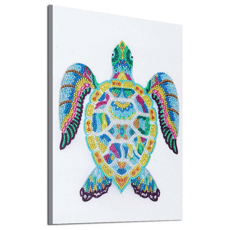 Diamond Painting 5D DIY Turtle Crystal Special Shape Room Wall Art (T086)