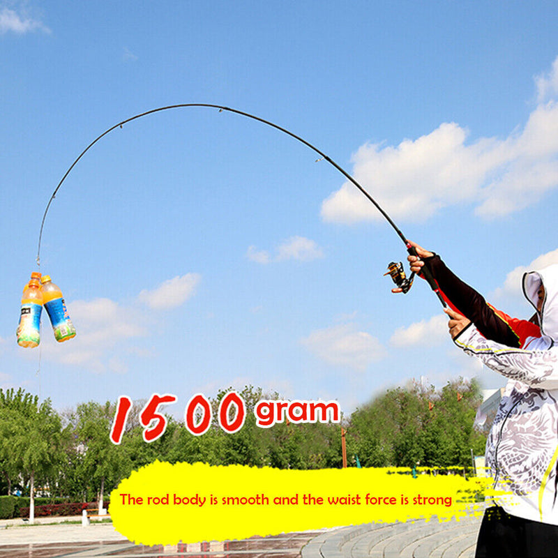 Telescopic Fishing Rod Lure Ultralight Carbon Fishing Pole (2.7m Spinning) Newly
