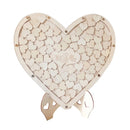 Heart Shaped Wedding Guestbook, Rustic Wood, Party Guestbook, Decoration,