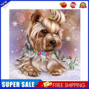 5D DIY Full Round Drill Diamond Painting Dog Mosaic Rhinestone Drawing Kit